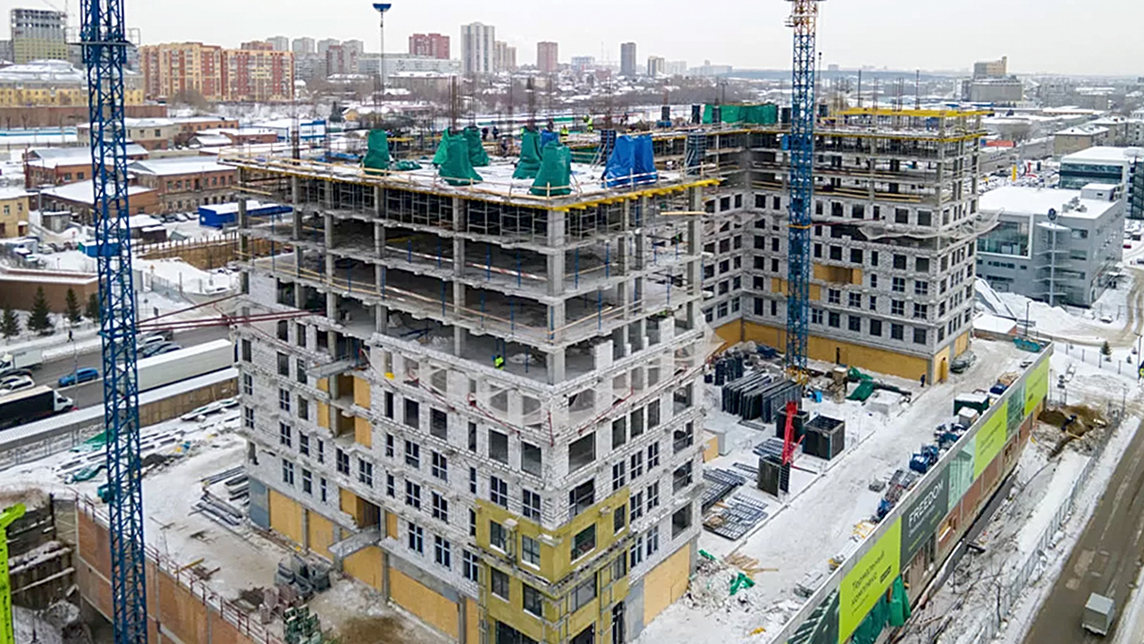 На 744 млн руб. продано апартаментов в Новосибирске в феврале