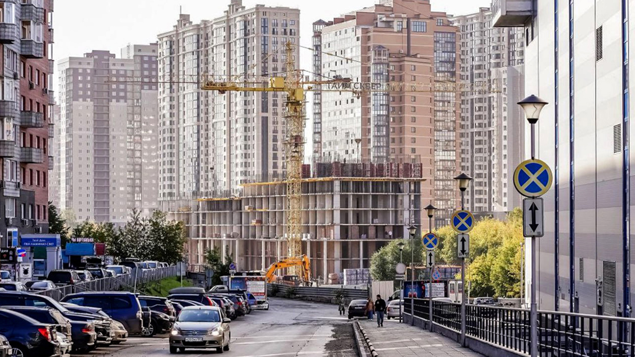 Ход строительства ЖК "Тайм Сквер" в Новосибирске