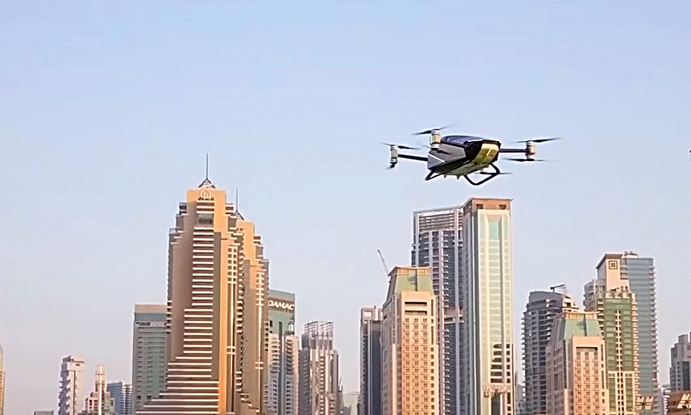 В Дубае показали первый публичный полет аэротакси от компании Xpeng Aeroht