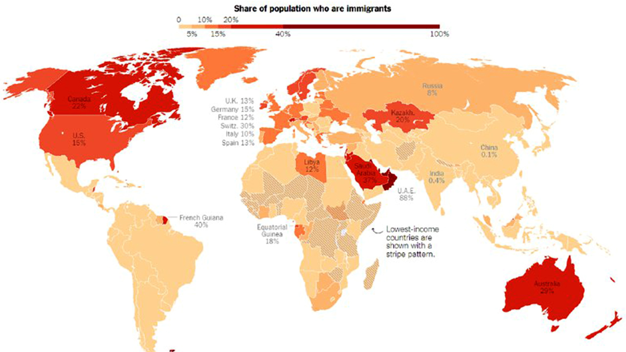 Иммиграция в мире: отчёт Всемирного Банка об иммиграции 2023